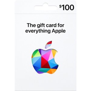 Apple $100 礼卡 线下+线上通用