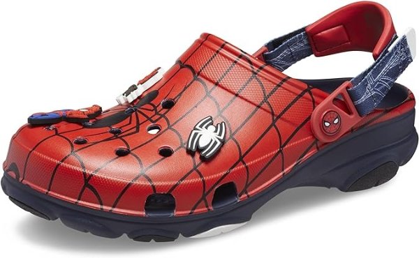 Unisex-Adult Marvel Superhero Clogs, Spiderman, Black Panther and Captain America Shoes