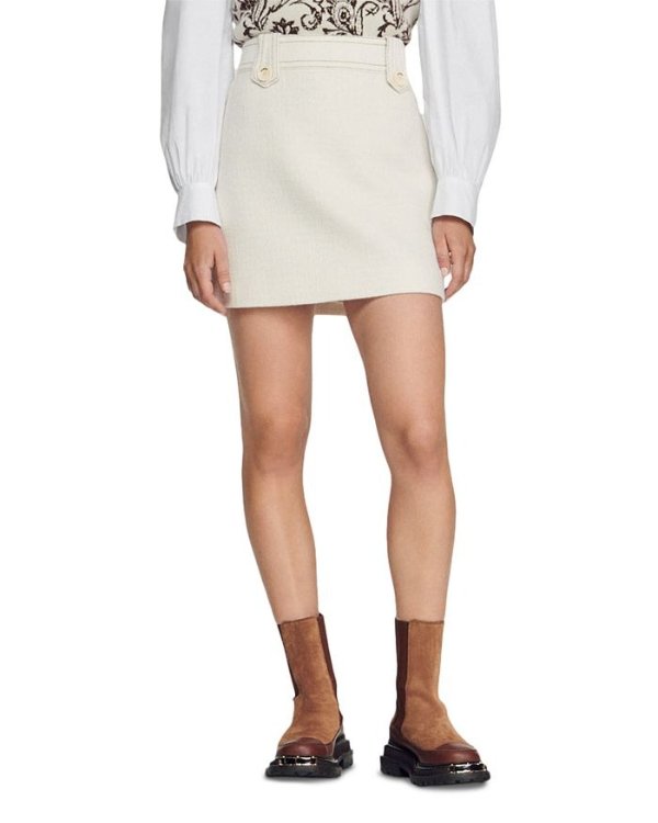 Delphina Tweed Skirt