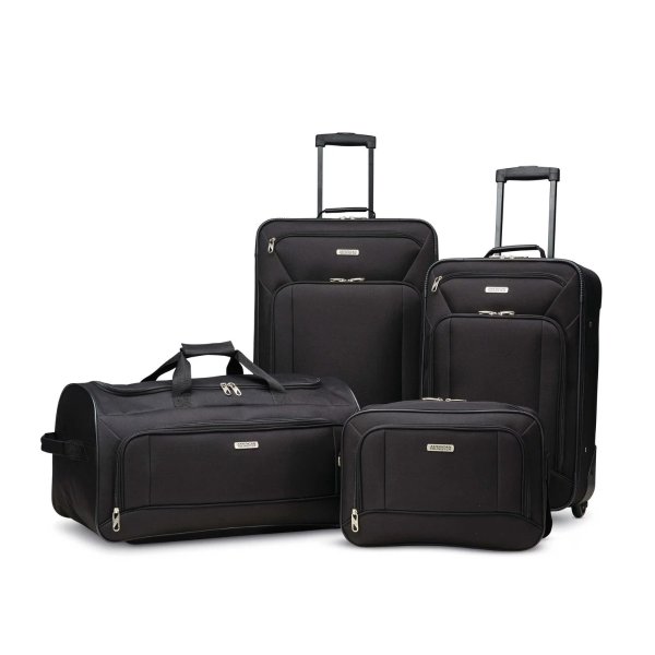 Fieldbrook XLT 4 Piece Softside Luggage Set