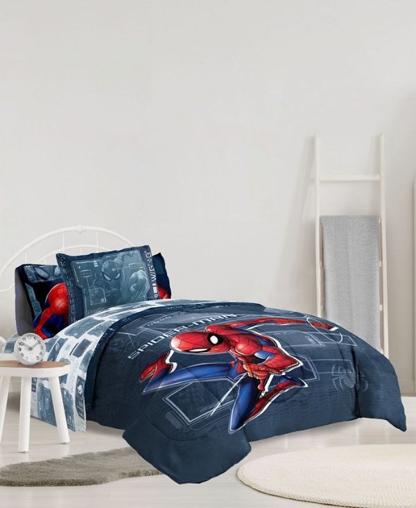 Spider-Man 6-Pc. Reversible Twin Comforter Set
