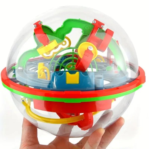 Challenge Your Kids' Concentration with this Fun 3D Planet Maze Ball Educational Toy,Halloween,Christmas and Thanksgiving Day gift