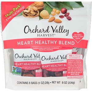 Orchard Valley Harvest Heart Healthy Blend Multi Pack, Non-GMO Project Verified, No Artificial Ingredients, 8 ounces