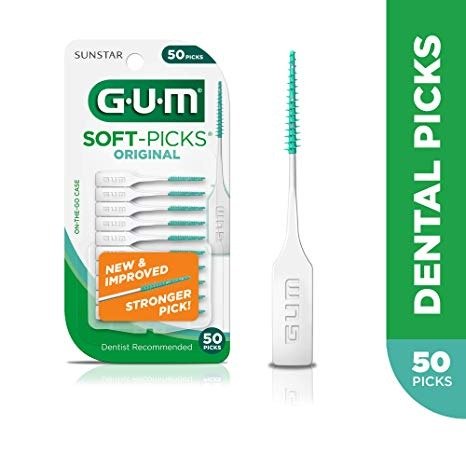 GUM Soft-Picks Original Dental Picks, 50 Count