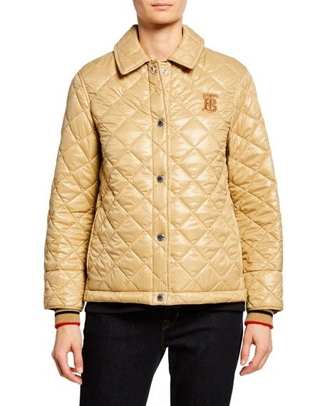 Heathfield Quilted Snap-Front Jacket