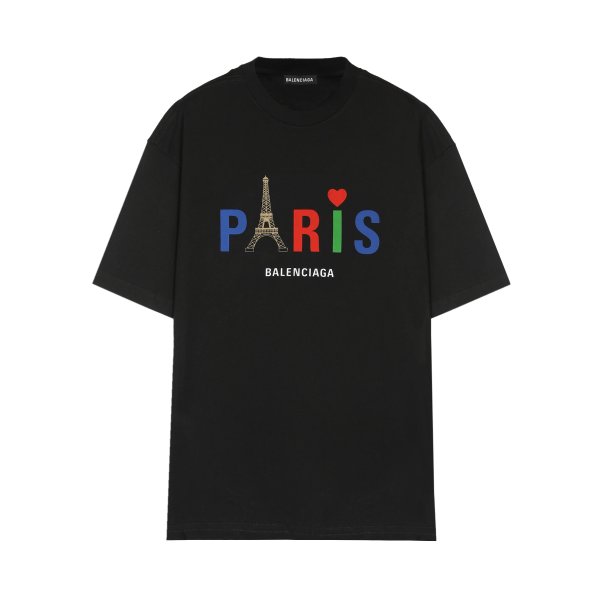 Paris Logo Printed T-Shirt