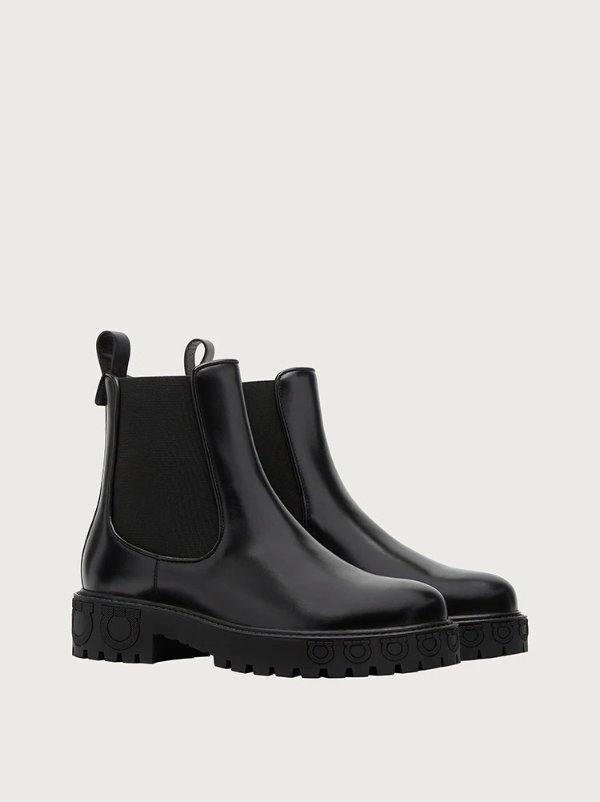 Gancini sole ankle boot