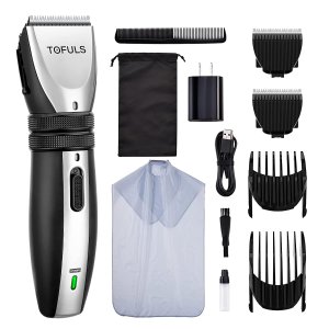 TOFULS Hair Clippers for Men- Rechargeable Hair Cutting Kit