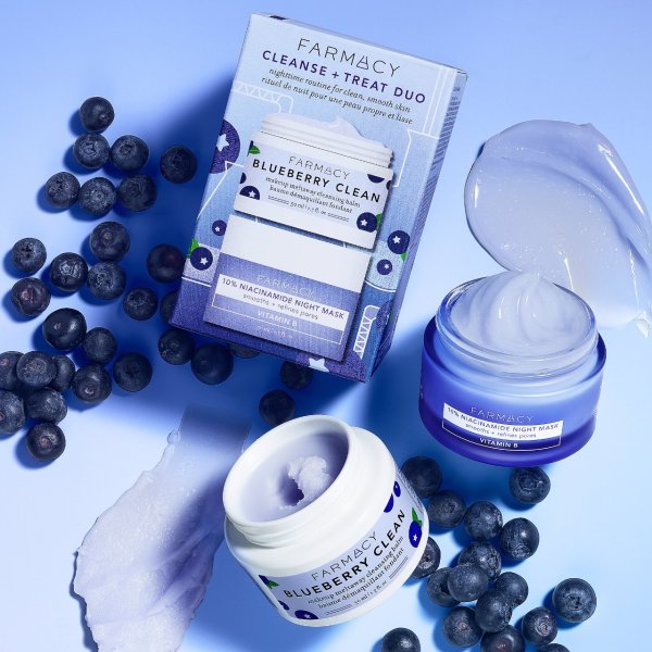 蓝莓卸妆膏+睡眠面膜