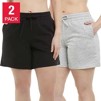 Ladies' Soft Active Short, 2-pack