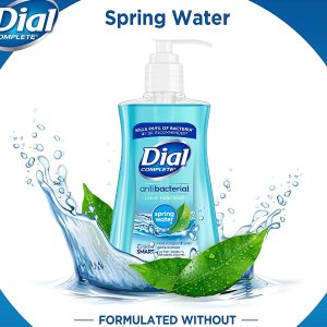 Dial Antibacterial Liquid Hand Soap, Spring Water, 7.5 Fl Oz