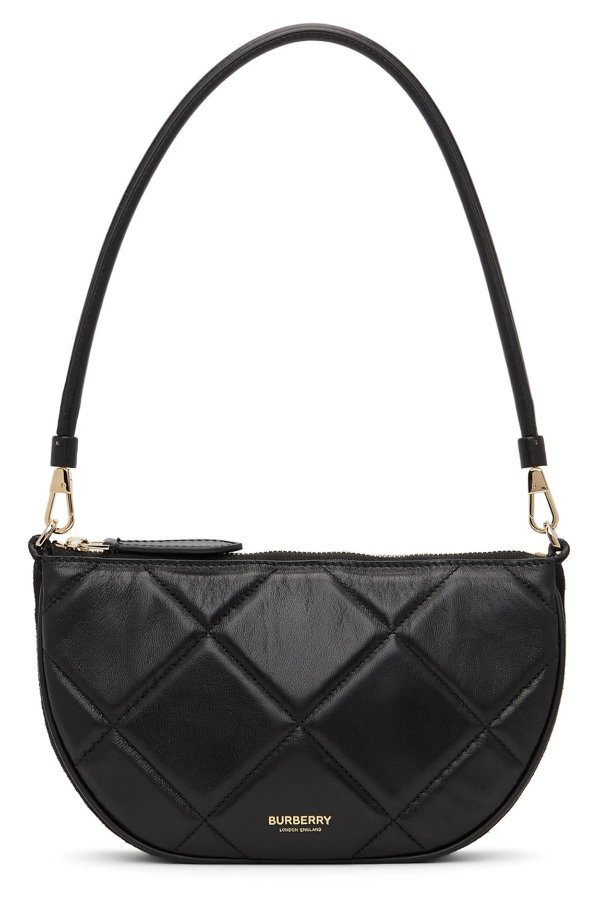 Black Quilted Mini Olympia Bag