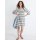 Lucie Elbow-Sleeve Smocked Mini Dress in Lebaum Plaid