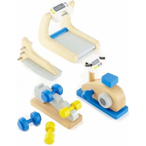 Hape Wooden Doll House Furniture Home Gym Playset and Accessories