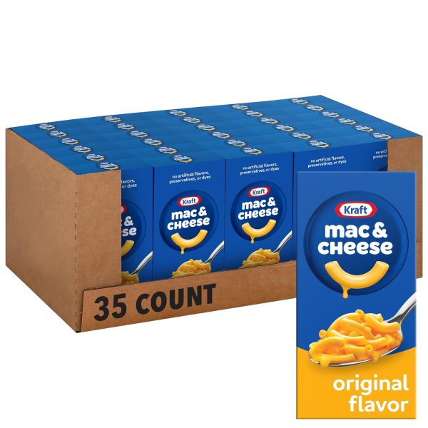 Original Flavor Macaroni and Cheese Dinner (7.25 oz Boxes (Pack of 35))
