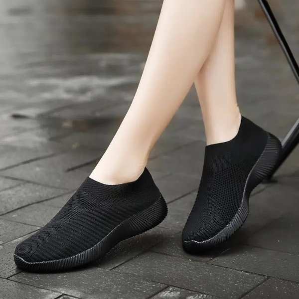Women's Breathable Lightweight Slip Flat Shoes Soft Sole - Temu