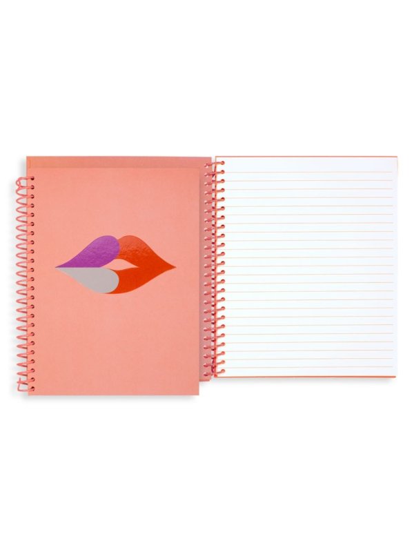 粉色印花笔记本