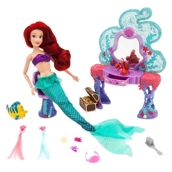 Ariel Classic Doll Underwater Vanity Play Set – The Little Mermaid | shopDisney