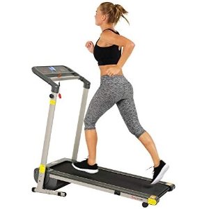 Amazon Sunny Health & Fitness Folding Compact Motorized Treadmill