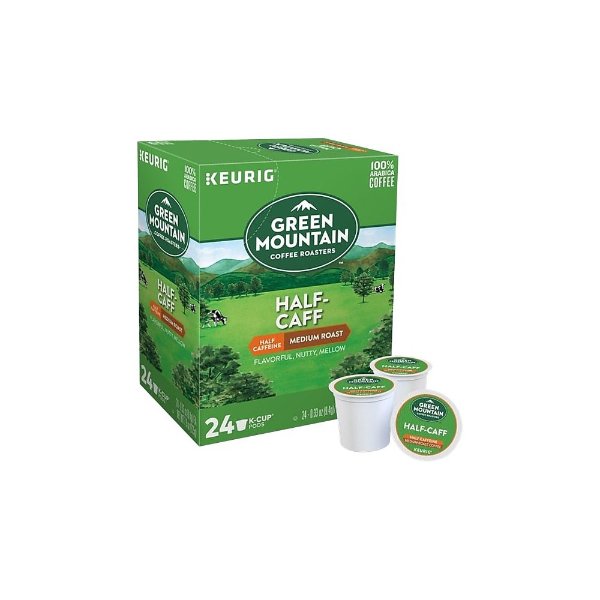 Shop Staples for Keurig® K-Cup® Green Mountain® Half-Caff Coffee , 24/Pack