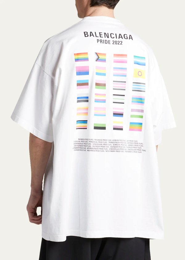 Men's Pride Graphic Oversized T-Shirt