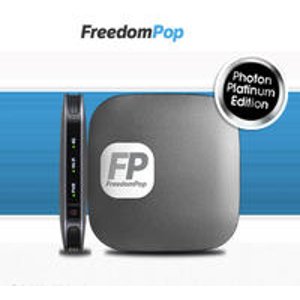(翻新)FreedomPop Platinum Photon 4G Hotspot 无线网络接收器＋免费2GB服务一个月试用