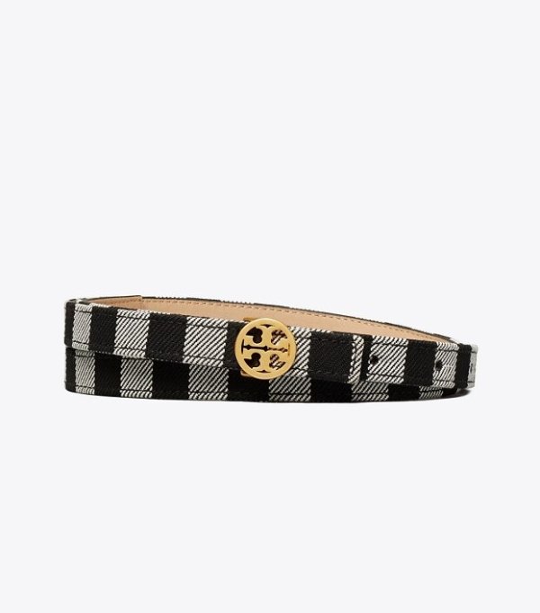 Gingham Skinny Logo BeltSession is about to end