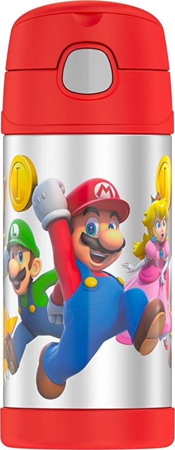 F4019MBG6 Super Mario Brothers Funtainer 12 Ounce Bottle