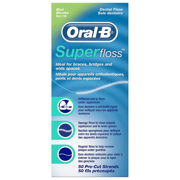 Oral-B Super Floss Mint 50.0ea