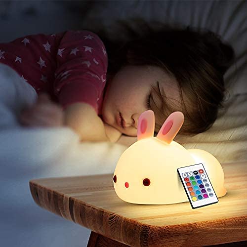 超级软萌小兔子夜灯-遥控款$13.99  (原价$24.99)