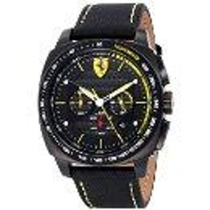  Ferrari Men 0830165 Aero Evo Analog Display Quartz Black Watch