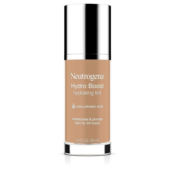 Hydro Boost Hydrating Tint with Hyaluronic Acid, Lightweight Water Gel Formula, Moisturizing, Oil-Free & Non-Comedogenic Liquid Foundation Makeup, 60 Natural Beige 1.0 fl. oz