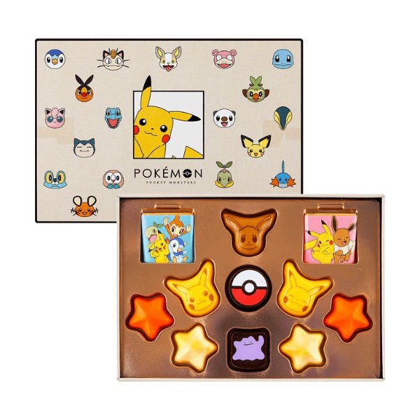 Japanese Assorted Pokémon Chocolate Gift Box - 11 Pieces