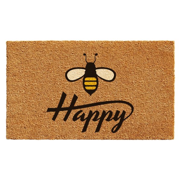 Bee Happy Outdoor Doormat