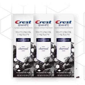 Crest Charcoal 3D White Toothpaste Pack of 3