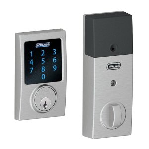 Schlage Connect Camelot Touchscreen Deadbolt with Built-In Alarm