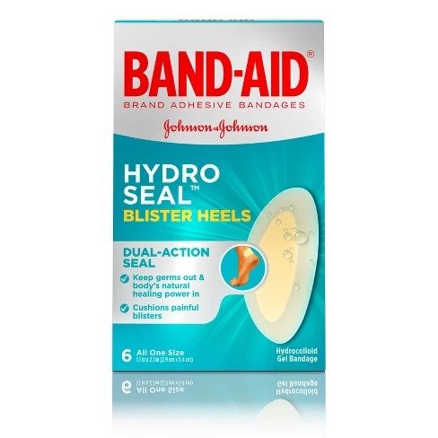 Brand Hydro Seal Adhesive Bandages for Heel Blisters - 6ct