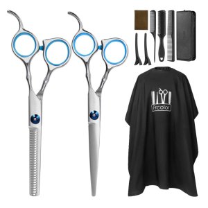 Frcolor Hair Cutting Scissors Hairdressing Thinning Shears Kit
