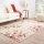 transitional Floral rectangle Area Rug