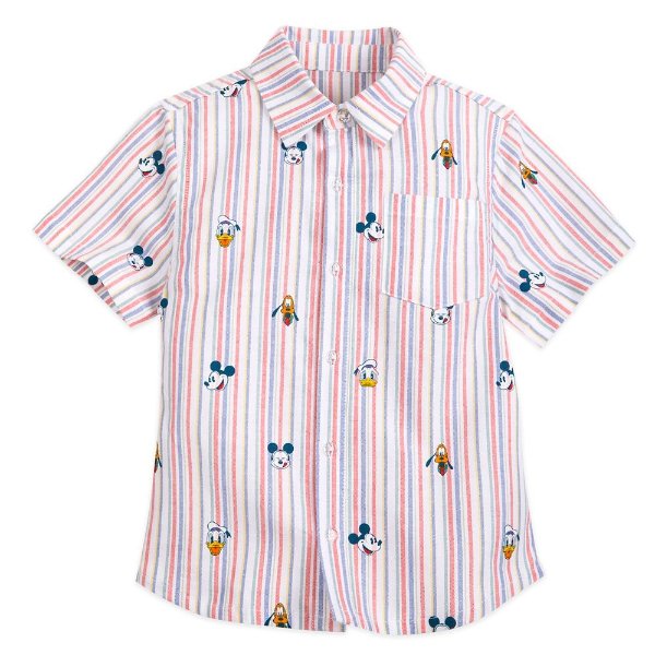 Mickey Mouse and Friends Summer Fun Woven Shirt for Boys | shopDisney