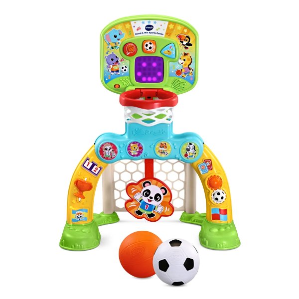 Count and Win Sports Center Toddler Basketball and Soccer Smart Toy