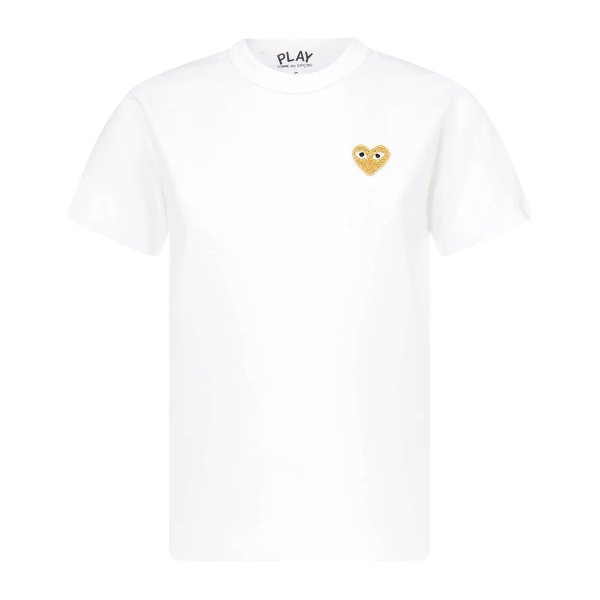 Gold Heart Patch T-Shirt - Cettire