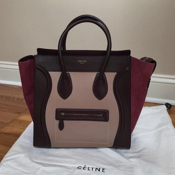 Authentic Celine luggage tote in calfskin
