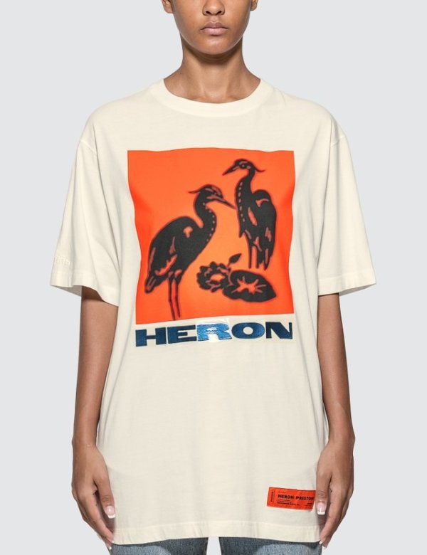 Herons Screenprint 仙鹤T恤
