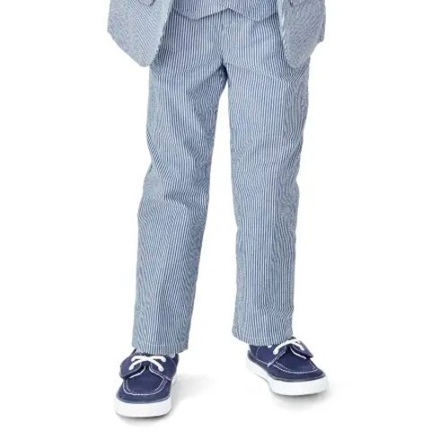 GymboreeBoys Woven Seersucker Dress Pants - Special Occasion | Gymboree - NAVY SAIL