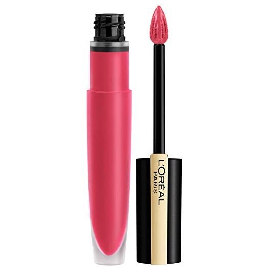 L'Oreal Paris Makeup Rouge Signature Matte Lip Stain, Weightless, High Pigment Lasting Color, I Decide, 0.23 oz.