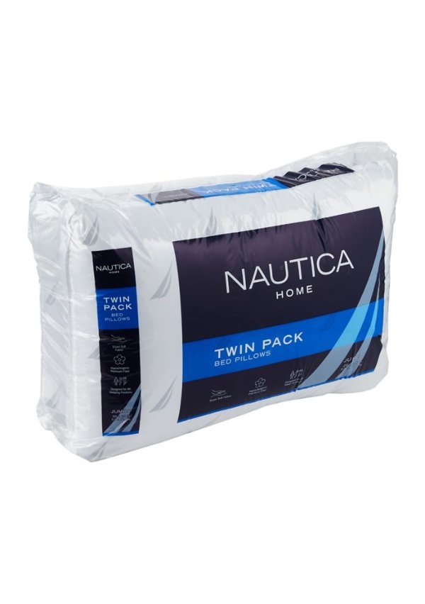 20 in x 28 in Sailboat Twin Pack Pillows