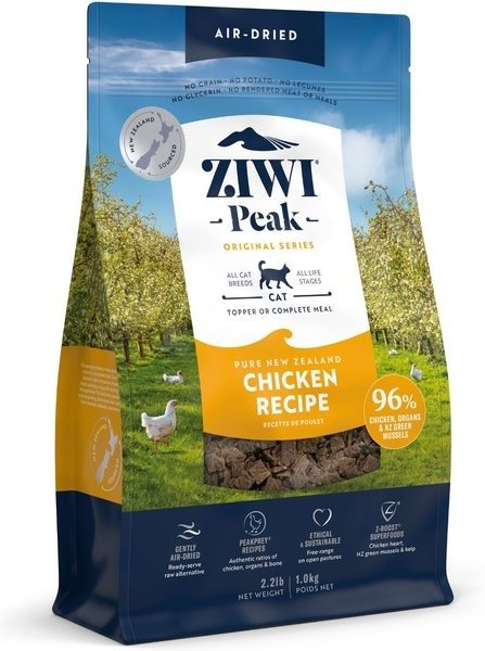 ZIWI Peak Air-Dried Chicken Recipe Cat Food, 2.2-lb bag - Chewy.com
