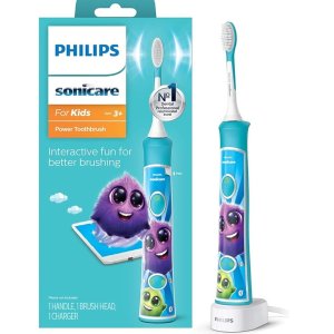 Amazon Philips Sonicare for Kids Bluetooth Connected Rechargeable Electric Toothbrush