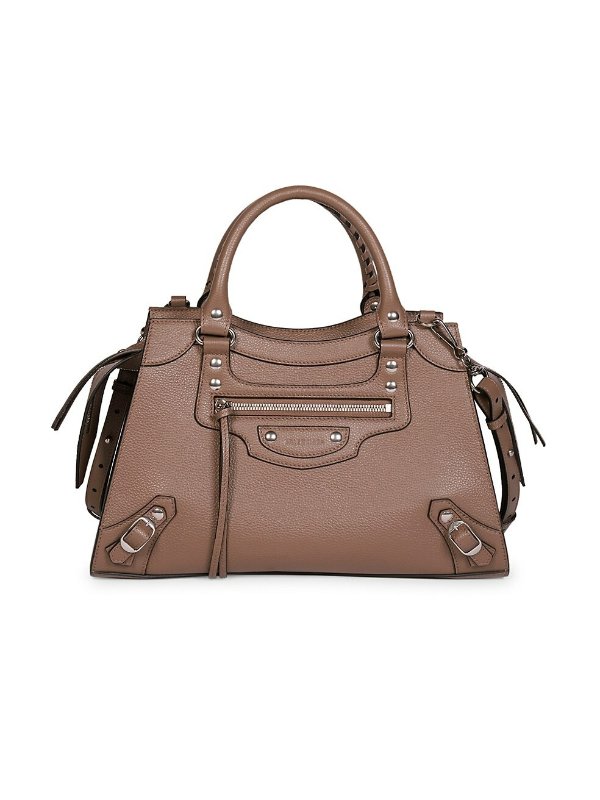 Small Neo Classic Leather Satchel